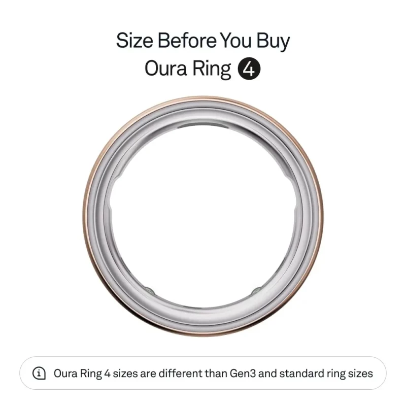 Oura Ring 4 Rose Gold Size 8 (JZ90-54219-08) - Зображення 1