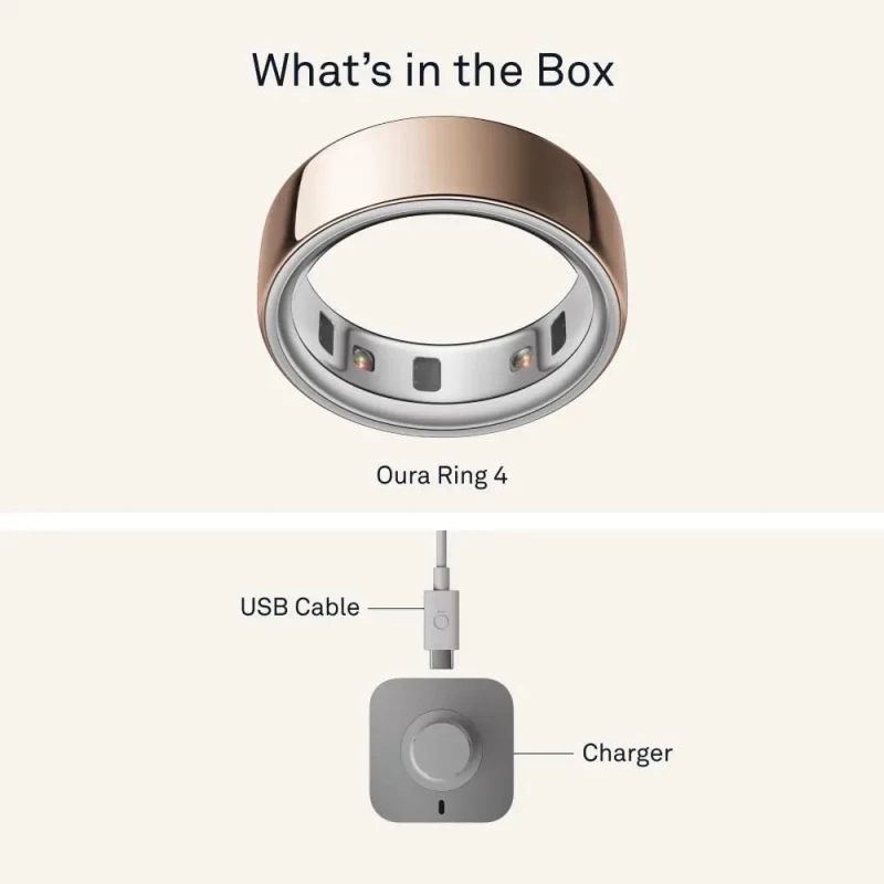 Oura Ring 4 Rose Gold Size 8 (JZ90-54219-08) - Зображення 7