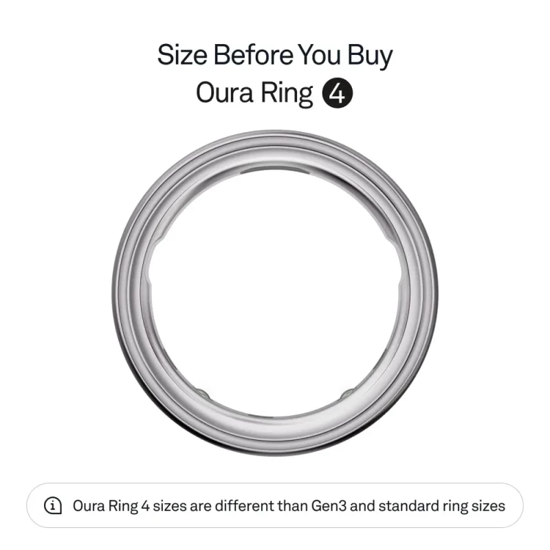 Oura Ring 4 Silver Size 11 (JZ90-54217-11) - Зображення 5