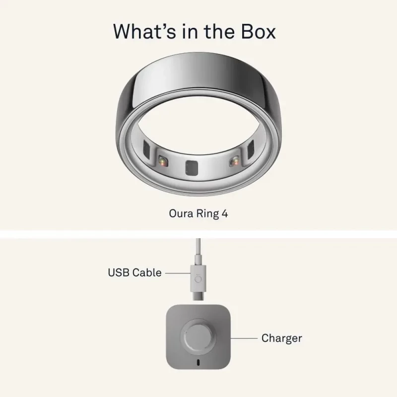 Oura Ring 4 Silver Size 11 (JZ90-54217-11) - Зображення 6