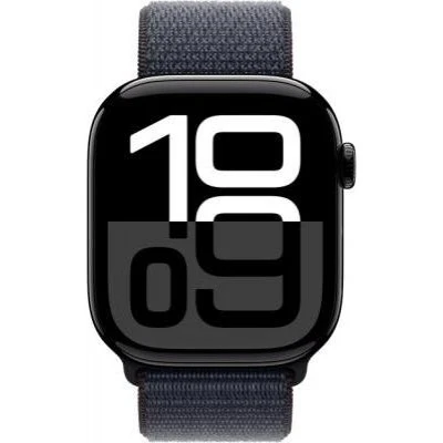 Apple Watch Series 10 GPS 46mm Jet Black Aluminum Case w. Ink Sport Loop (MWWR3) - Зображення 1