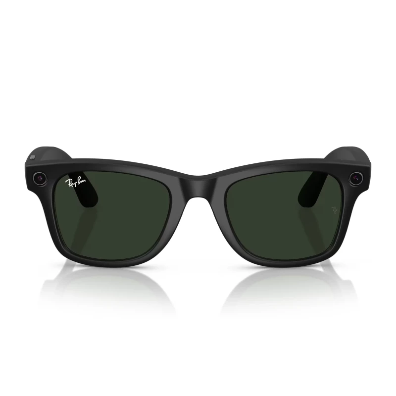 Смарт-очки Ray-Ban Meta Wayfarer Large Matte Black/Clear to Graphite Green Transitions (RW4008 601S1M 53-22) - Зображення 2