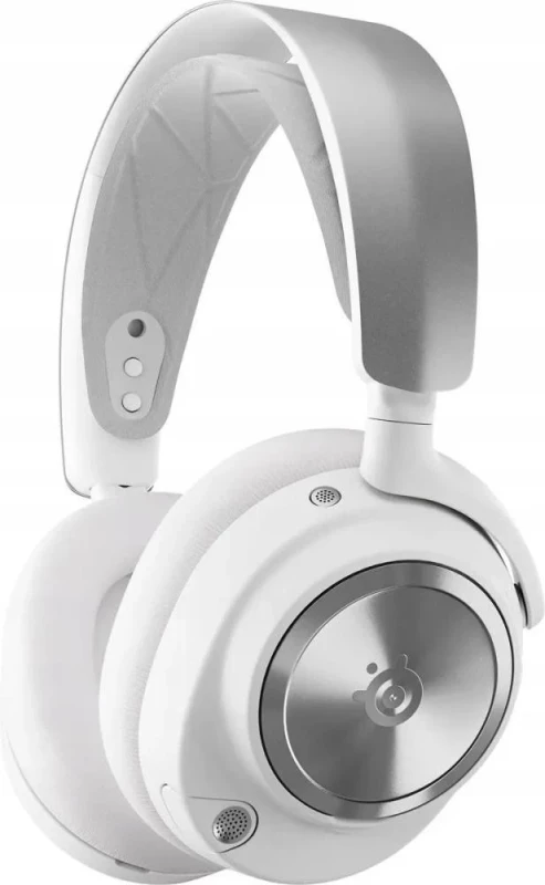 Наушники с микрофоном SteelSeries Arctis Nova Pro Wireless White (61524) - Зображення 6