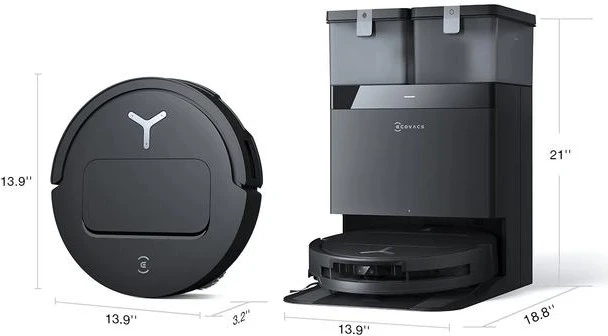 Робот-пылесос с влажной уборкой ECOVACS Deebot T50 Pro Omni Gen2 Black - Зображення 1