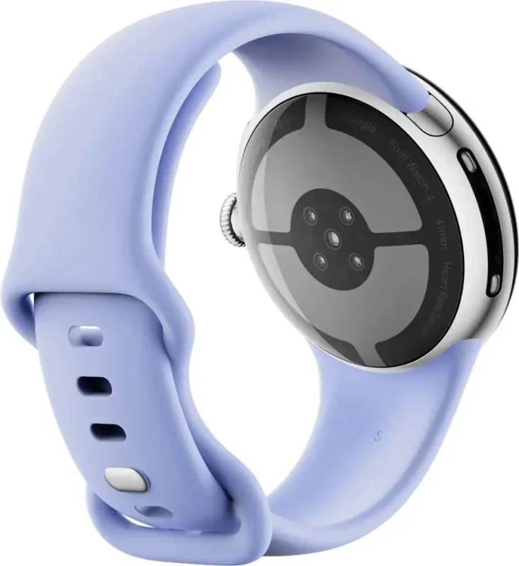 Смарт-часы Google Pixel Watch 4 41mm Wi-Fi Polished Silver Aluminum case / Iris Active Band - Зображення 3