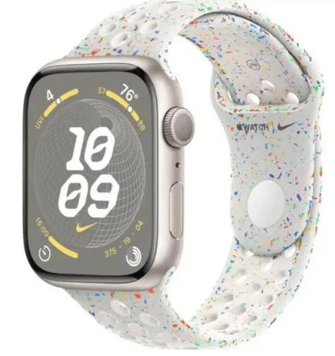 Apple Watch Series 9 GPS 45mm Starlight Alu. Case w. Pure Pl. Nike S. Band - M/L (MR9P3+MUV13)