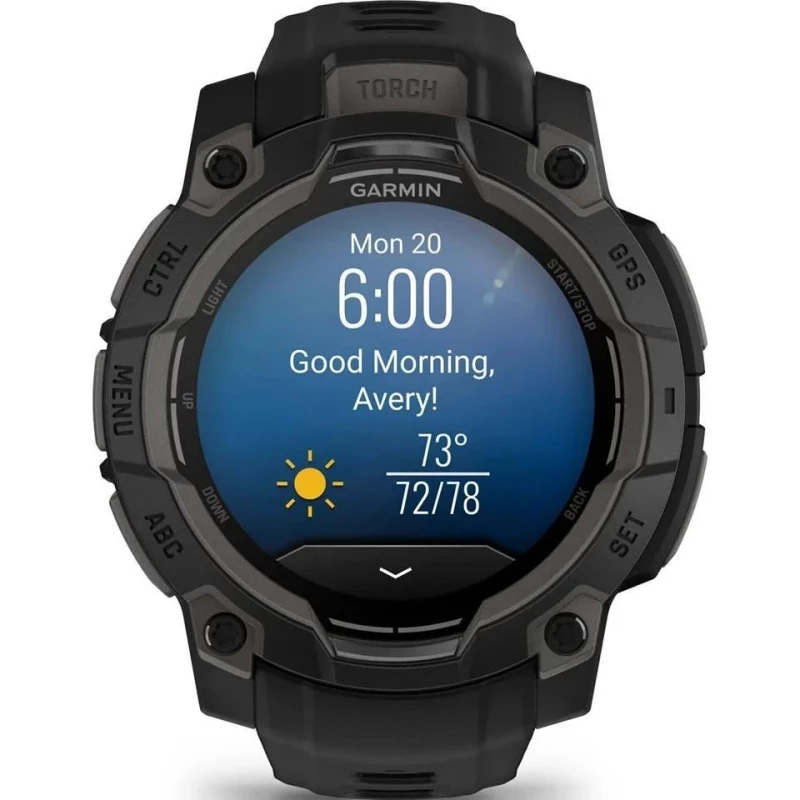 Garmin Instinct 3 45mm AMOLED Black with Black Band (010-02936-00/40) - Зображення 6
