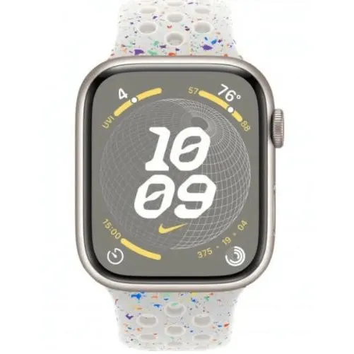 Apple Watch Series 9 GPS 45mm Starlight Alu. Case w. Pure Pl. Nike S. Band - M/L (MR9P3+MUV13) - Зображення 1