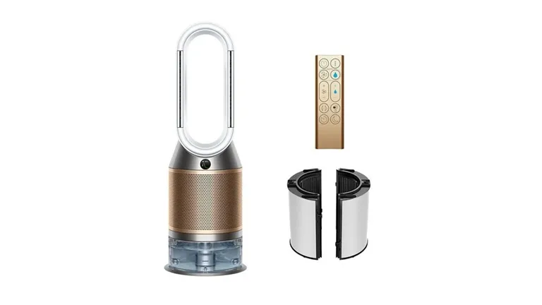 Воздухоочиститель + Увлажнитель воздуха Dyson Humidify+Cool PH2 De-NOx PH05 - White / Gold (545007-01) - Зображення 3