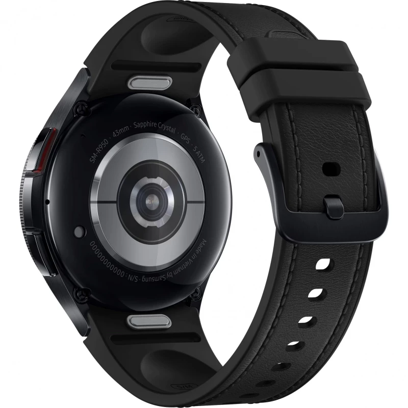 Samsung Galaxy Watch6 Classic 43mm eSIM Black (SM-R955FZKA) - Зображення 1