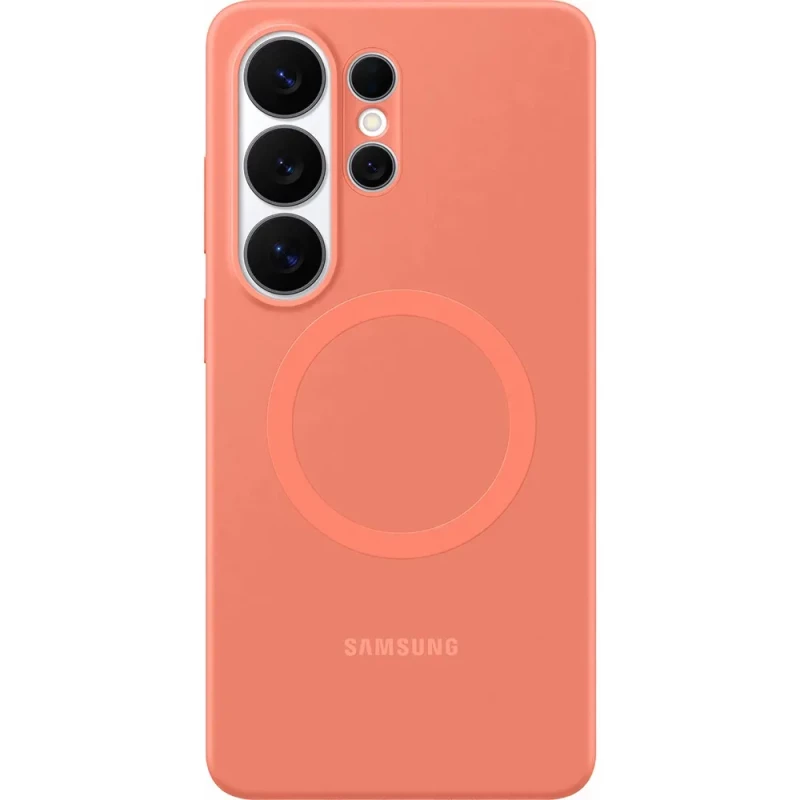 Чехол SAMSUNG Silicone Magnet для Samsung Galaxy S26 Ultra Coral Red (EF-ES948COEGWW) - Зображення 3