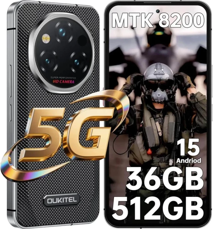 Oukitel WP210 12/512GB Timeles Black - Зображення 1