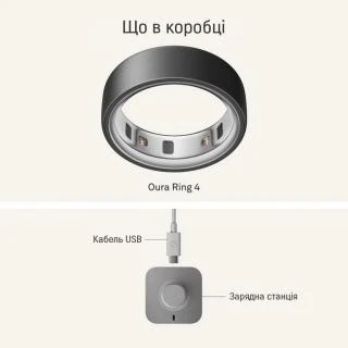 Oura Ring 4 Stealth Size 13 (JZ90-54218-13) - Зображення 1