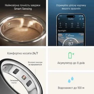 Oura Ring 4 Stealth Size 13 (JZ90-54218-13) - Зображення 2
