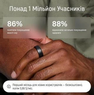 Oura Ring 4 Stealth Size 13 (JZ90-54218-13) - Зображення 4