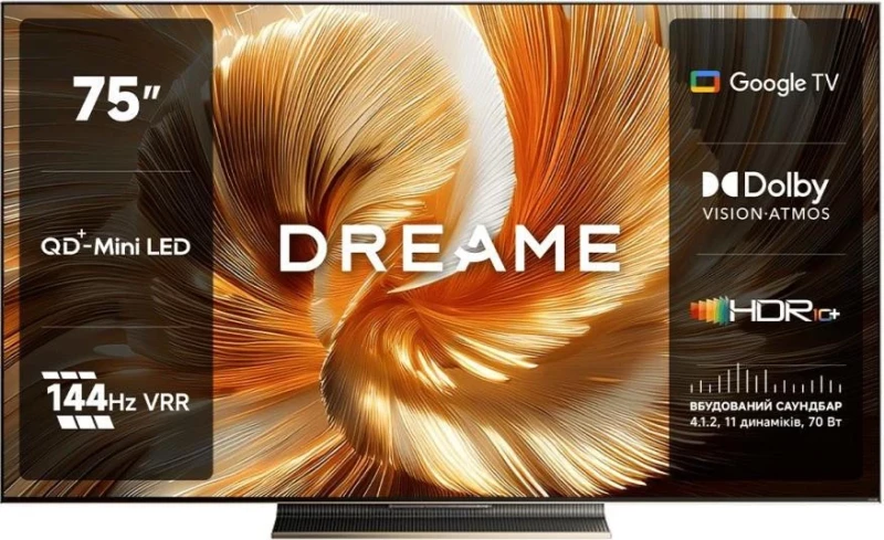 Dreame Aura Mini LED 4K TV 75S100 (UA)