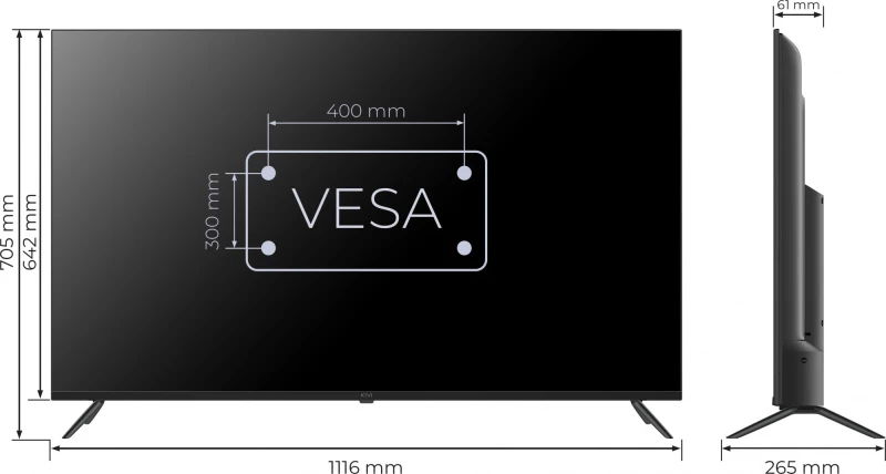 KIVI 50 UHD Prime E5 QLED (50U770QB) (UA) - Зображення 5
