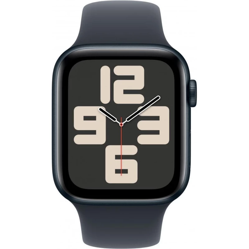 Apple Watch SE 2 GPS 44mm Midnight Aluminium Case w. Midnight Sport Band - M/L (MXEK3) - Зображення 1