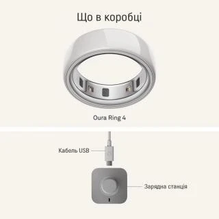 Oura Ring 4 Ceramic Cloud Size 11 (JZ90-57460-11) - Зображення 1