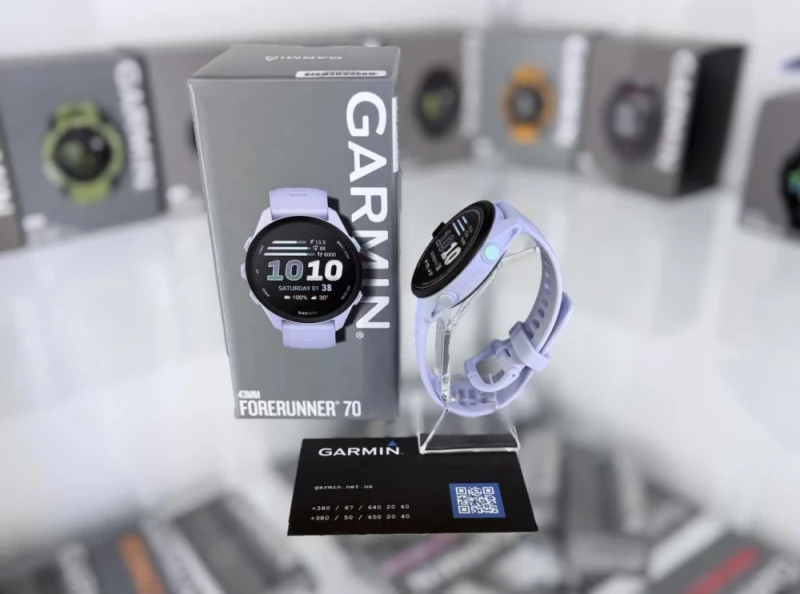 Смарт-часы Garmin Forerunner 70 Cool Lavender (010-04307-03) - Зображення 1