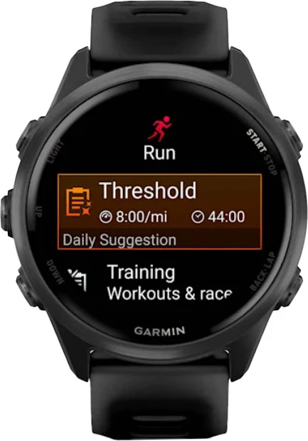 Garmin Forerunner 570 42mm Slate Gray Aluminum w. Translucent Black/Black Band (010-02970-00) - Зображення 3