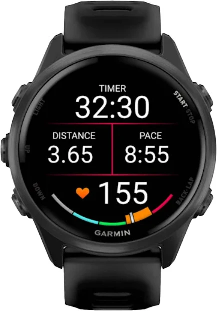 Garmin Forerunner 570 42mm Slate Gray Aluminum w. Translucent Black/Black Band (010-02970-00) - Зображення 4