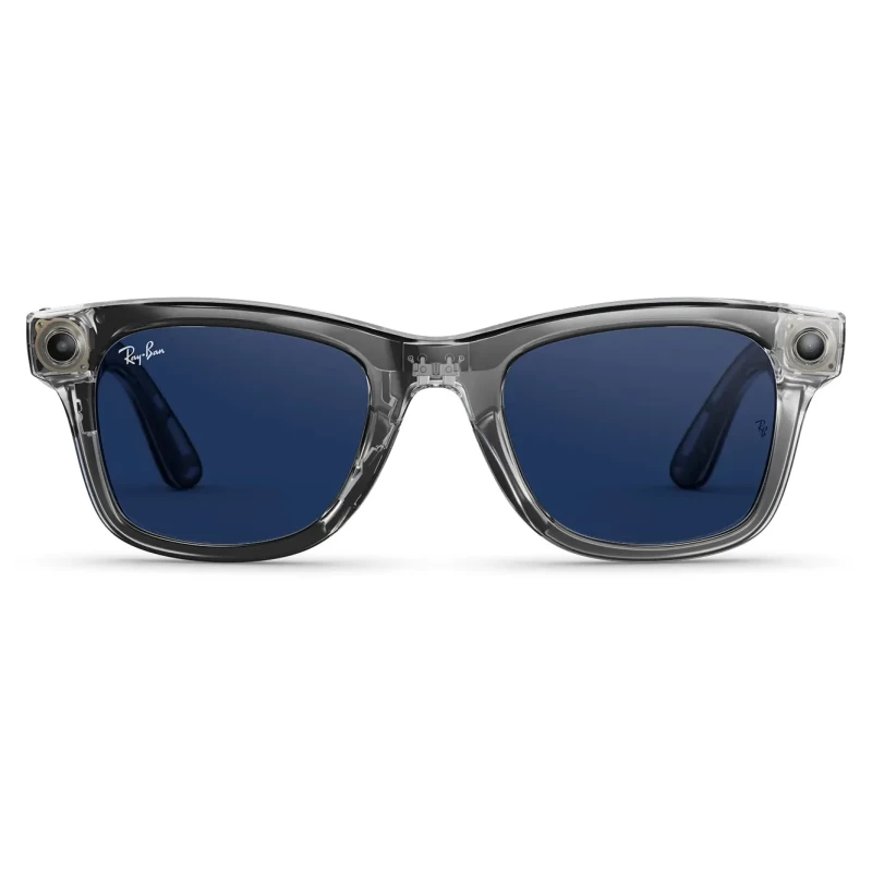 Ray-Ban Meta Wayfarer Gen 2 Standard Shiny Transparent Grey Frame/Clear Sapphire Lenses (RW4012 6840MF 53-22) - Зображення 2
