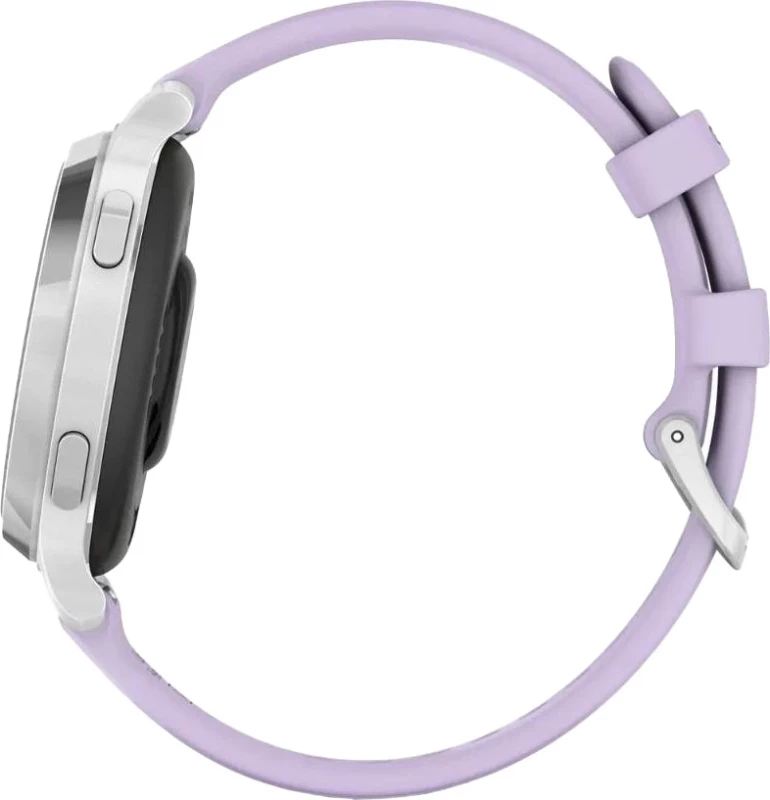 Смарт-часы Garmin Lily 2 Active Silver with Purple Jasmine Silicone Band (010-02891-01/51) - Зображення 3
