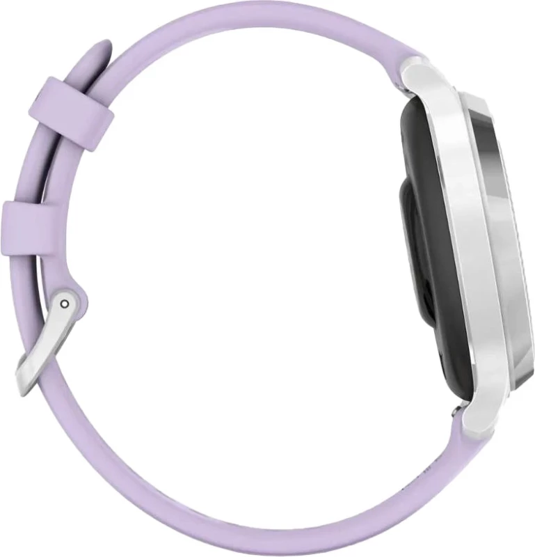 Смарт-часы Garmin Lily 2 Active Silver with Purple Jasmine Silicone Band (010-02891-01/51) - Зображення 4