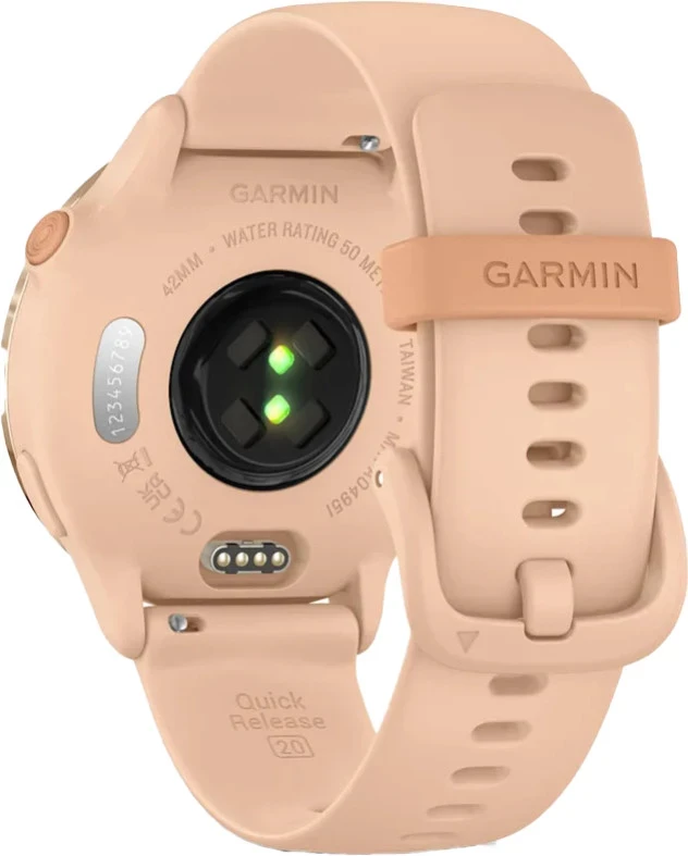 Смарт-часы Garmin Vivoactive 6 Metallic Pink Dawn with Pink Dawn Band (010-02985-03/43) - Зображення 1