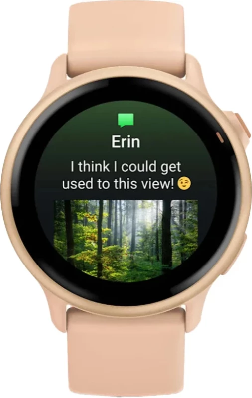 Смарт-часы Garmin Vivoactive 6 Metallic Pink Dawn with Pink Dawn Band (010-02985-03/43) - Зображення 3