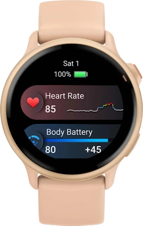 Смарт-часы Garmin Vivoactive 6 Metallic Pink Dawn with Pink Dawn Band (010-02985-03/43) - Зображення 4