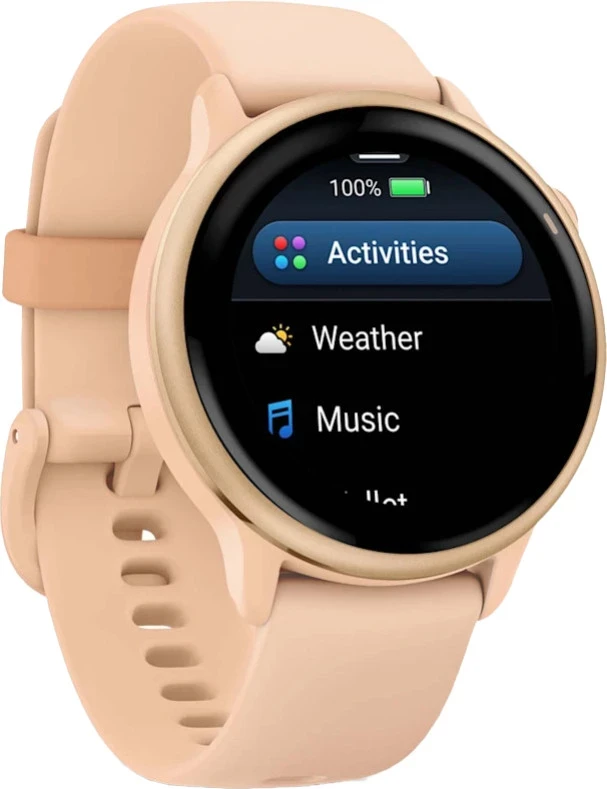 Смарт-часы Garmin Vivoactive 6 Metallic Pink Dawn with Pink Dawn Band (010-02985-03/43) - Зображення 5