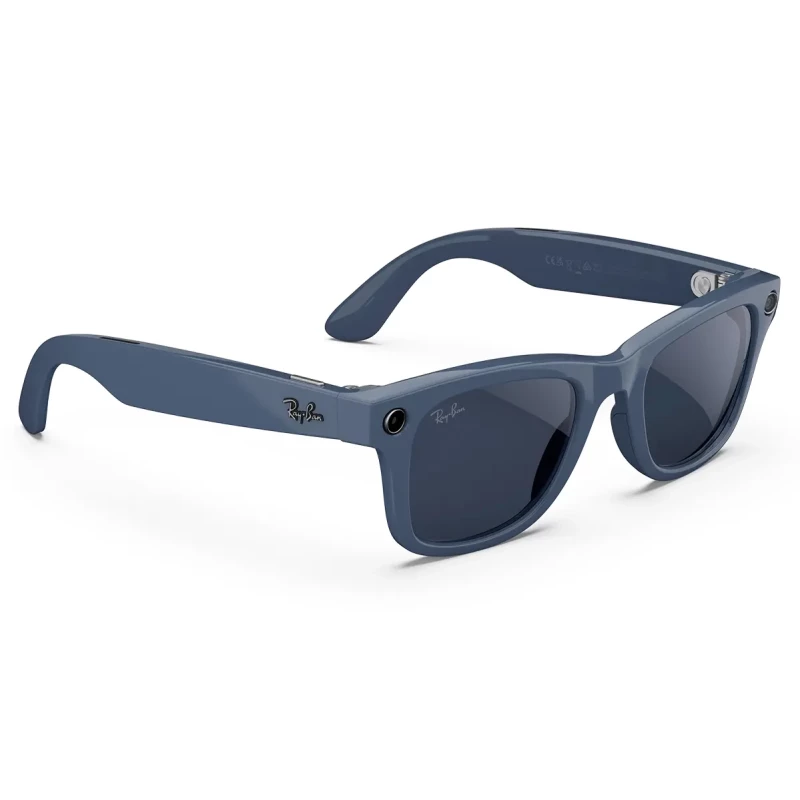 Смарт-очки Ray-Ban Meta Wayfarer Gen2 Large Shiny Cosmic Blue Frame/Clear to Sapphire Transit.Lens (RW4012 6628MF 53-22) - Зображення 2