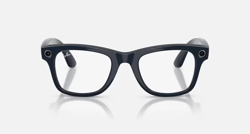 Смарт-очки Ray-Ban Meta Wayfarer Gen2 Large Shiny Cosmic Blue Frame/Clear to Sapphire Transit.Lens (RW4012 6628MF 53-22) - Зображення 6