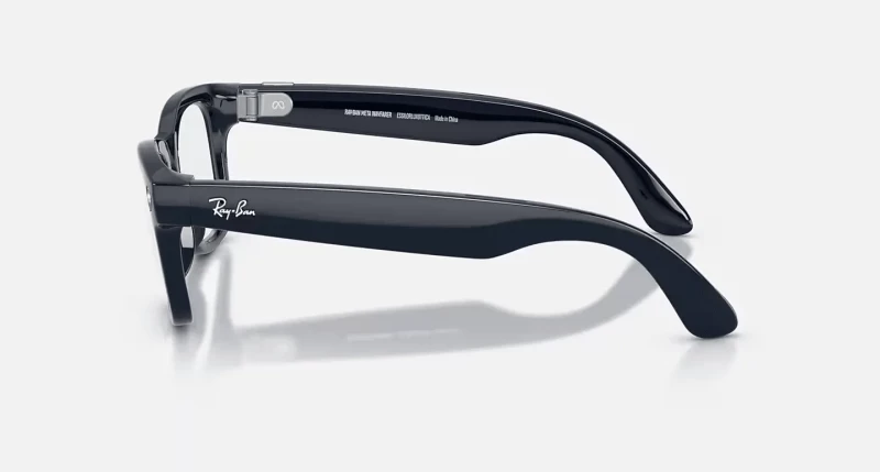 Смарт-очки Ray-Ban Meta Wayfarer Gen2 Large Shiny Cosmic Blue Frame/Clear to Sapphire Transit.Lens (RW4012 6628MF 53-22) - Зображення 7