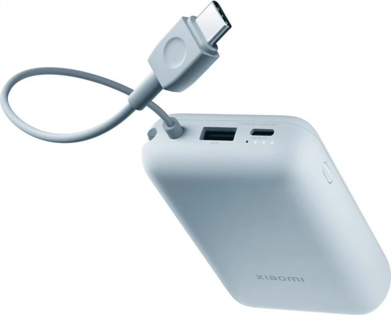 Xiaomi 10000mAh 22.5W Integrated Cable Blue BHR9073GL - Зображення 3