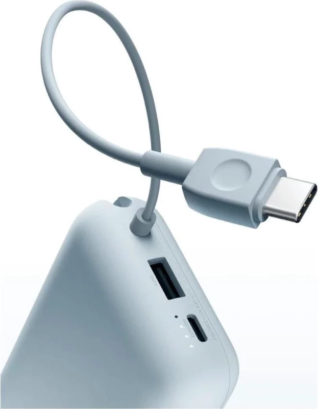 Xiaomi 10000mAh 22.5W Integrated Cable Blue BHR9073GL - Зображення 5