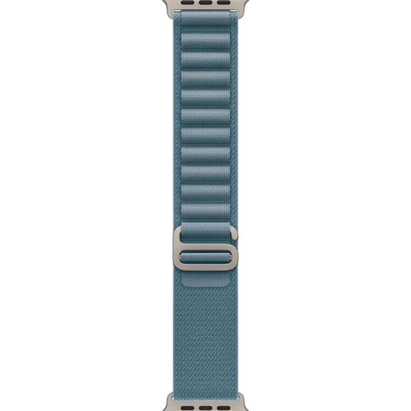 Apple Watch Ultra 3 GPS + Cellular 49mm Natural Tit. Case w. Light Blue Alpine Loop - Medium (MEWM4) - Зображення 2