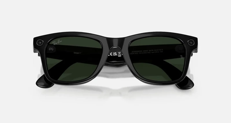 Ray-Ban Meta Wayfarer Gen2 Stand.Shiny Black Frame/Clear to Graphite Green Transit.Lens. (RW4012 601/1M 50-22) - Зображення 7