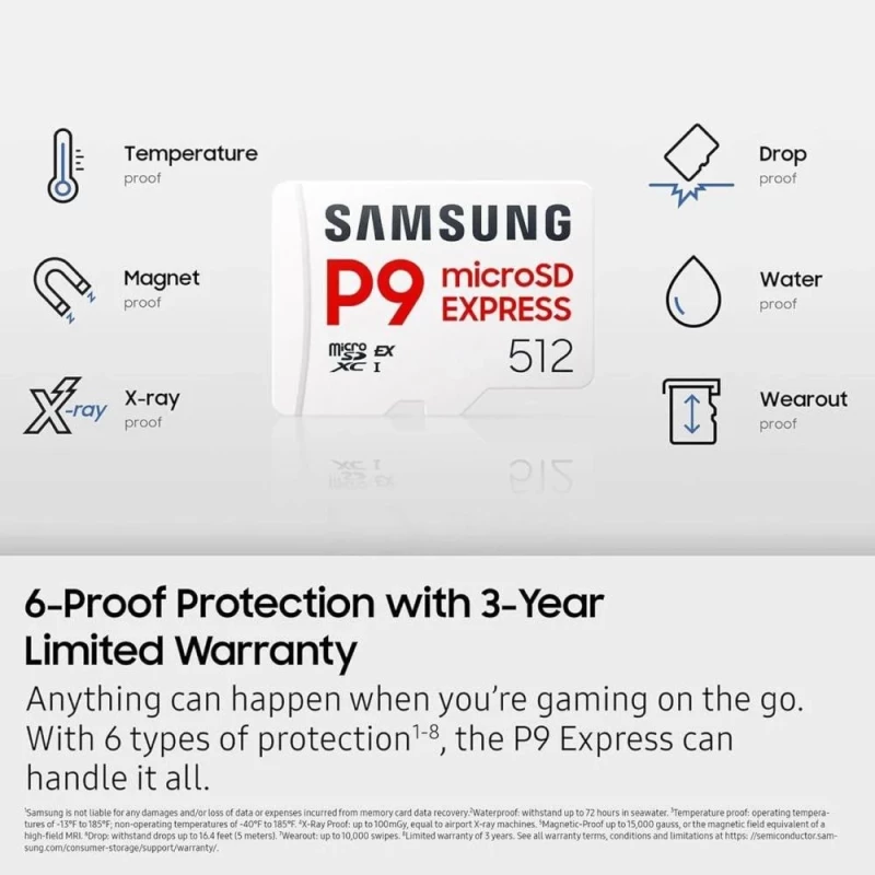 Samsung 512 GB microSDXC P9 Express (MB-MK512T) - Зображення 6