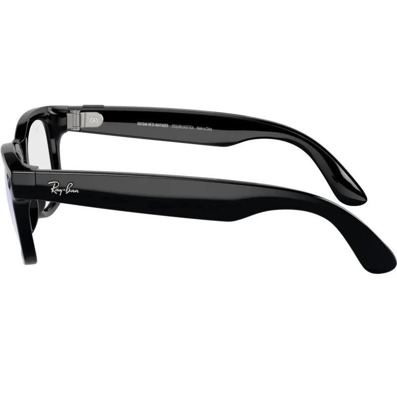Смарт-очки Ray-ban Meta Wayfarer Shiny Black / Clear (RW4008 601/SB 53-22) - Зображення 1