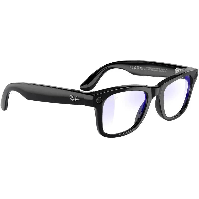 Смарт-очки Ray-ban Meta Wayfarer Shiny Black / Clear (RW4008 601/SB 53-22) - Зображення 2