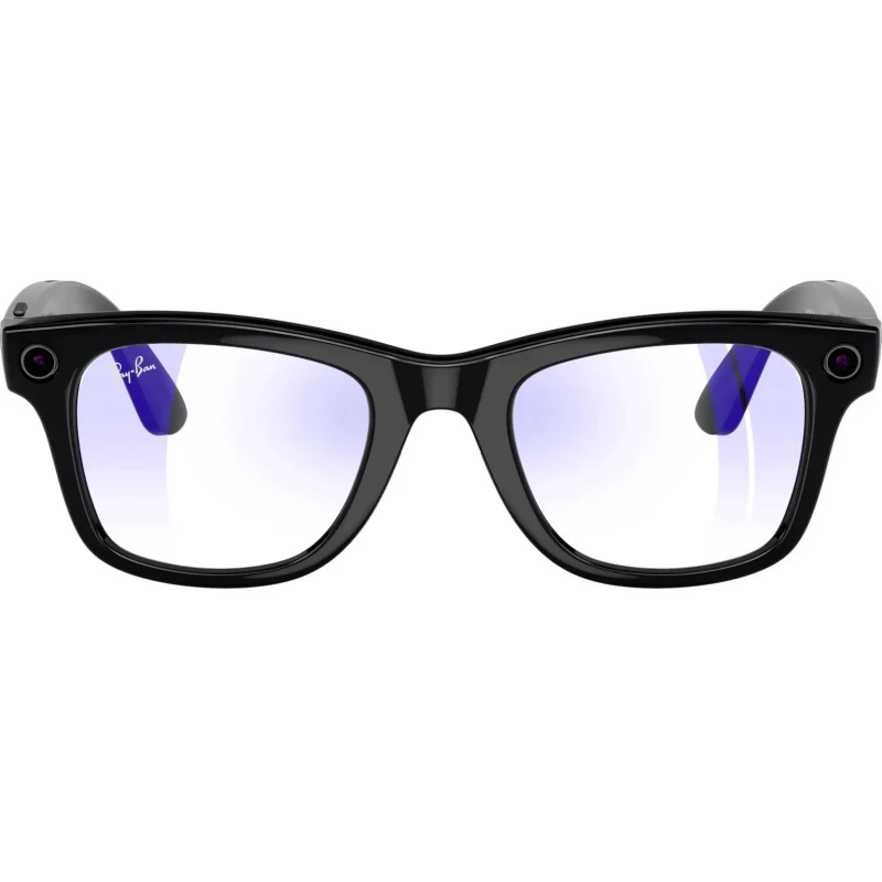 Смарт-очки Ray-ban Meta Wayfarer Shiny Black / Clear (RW4008 601/SB 53-22) - Зображення 4
