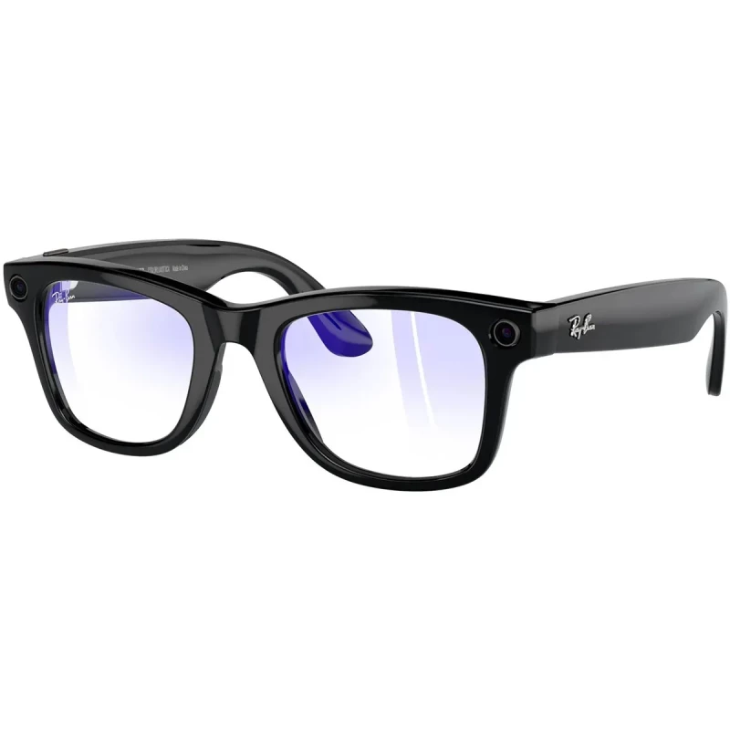Смарт-очки Ray-ban Meta Wayfarer Shiny Black / Clear (RW4008 601/SB 53-22)