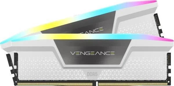 Corsair 32 GB (2x16GB) DDR5 6000 MHz Vengeance AMD RGB White (CMH32GX5M2E6000Z36W)