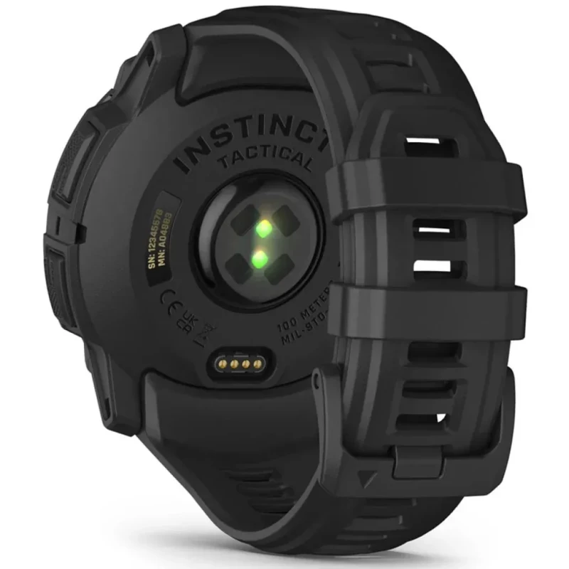 Garmin Instinct 3 50mm AMOLED Tactical Edition Black with Black Band (010-03020-50) - Зображення 2