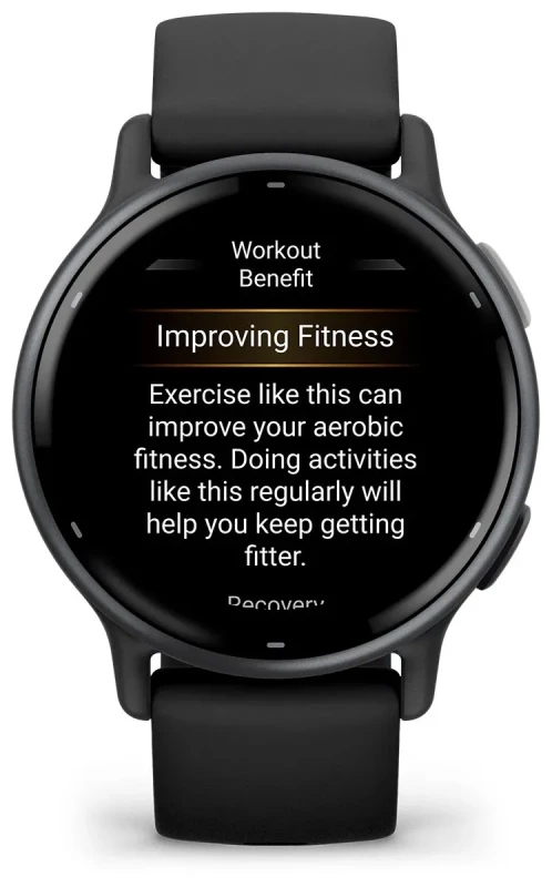 Garmin vivoactive 5 Slate Aluminum Bezel with Black Case and Silicone Band (010-02862-10/50/5A) - Зображення 4