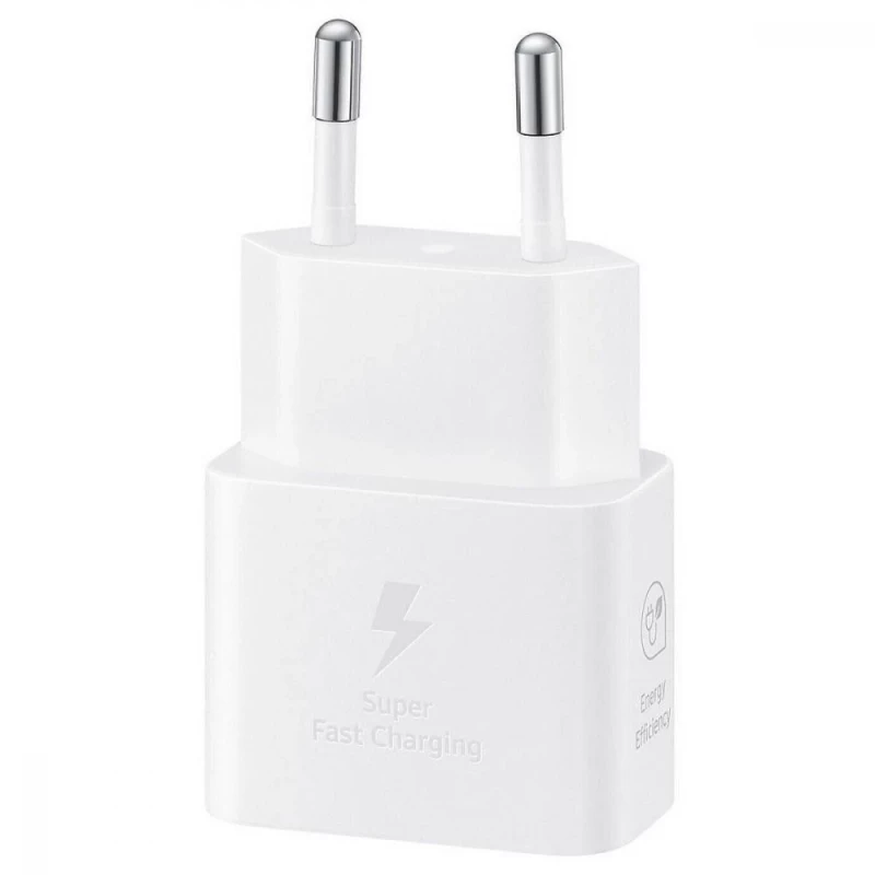 Сетевое зарядное устройство Samsung Type-C 25W Power Adapter White (w/o cable) (EP-T2510NWEGEU) (UA) - Зображення 1