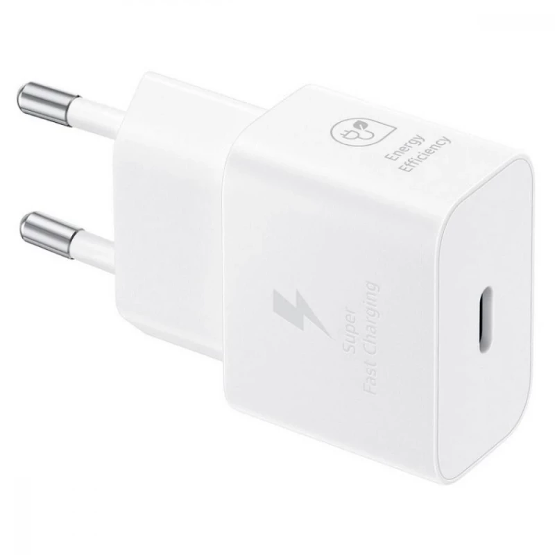 Сетевое зарядное устройство Samsung Type-C 25W Power Adapter White (w/o cable) (EP-T2510NWEGEU) (UA)